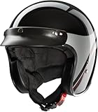 Redbike RB-804 Evolution Jethelm, schwarz/Silber/rot, M (57/58)