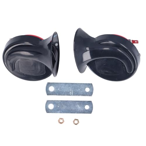 Claxon para Coche 120dB, 12V, Tono Alto y Bajo, Resistente al Agua - Sonido Fuerte y Seguro, Fácil Instalación para Moto y Vehículo