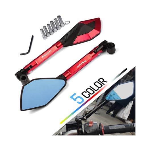 Espejos CBR600RR antivibración con chasis de aluminio metálico resistente 5