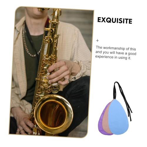 Mikinona 3pcs Saxophone Cleaning Cloth Internal Care Tool for Wind Instruments Soft Material for Clarinet Flute Oboe and Saxophone Maintenance - Thumbnail 3
