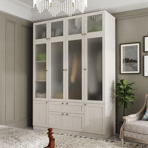 4 Door Wardrobe Armoire Closet