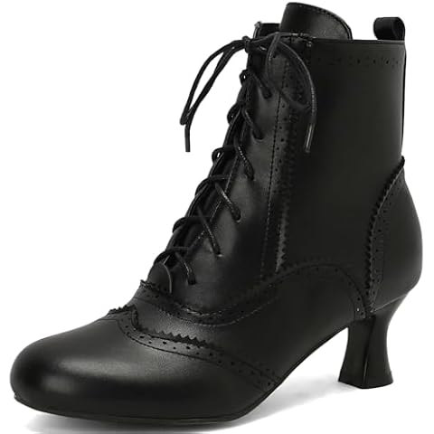 KysBloes Vintage Victorian Kitten Heel Boots Cover