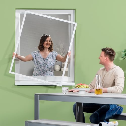 empasa Insektenschutz Fliegengitter Fenster Alurahmen Master Slim MATTE...