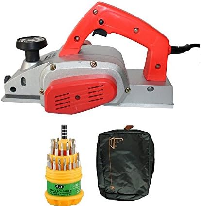 DigitalCraft woodcut Novex Electric Portable Wood Planer for Woodworking|Cutting Depth Upto 2Mm + Free Jackly Tool Kit and Mini Pocket Bag