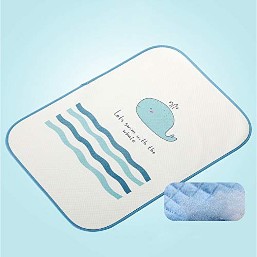 Baby Atmungsaktiv Matratzenauflagen,wasserdicht Blatt Geldklammer Windeln Liner Matten EIS Seide Matte Resuable Im Sommer-e 50x70cm(20x28inch)