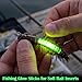 Outus 50 Pcs Glow Sticks for Fishing Lures Soft Baits Worms Jig Tails Light, 1.57 Inch Soft Lure Glow Sticks Fluorescent Lightstick for Freshwater Saltwater Night Fishing