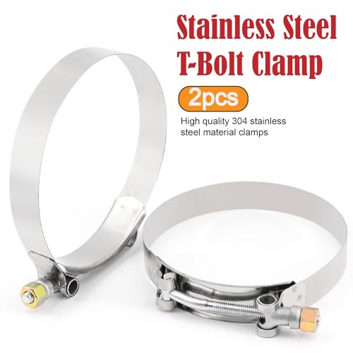 Image of Straight Coupler Silicone Hose ID 4 inch 4 Ply Polyester Reinforcement as Turbocharger Tube Air Intake Pipe with 2 Stainless Steel T Clamps
