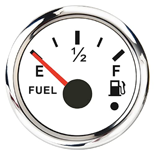 KSKSK Boat Fuel Tank Sending Unit 0~190ohm Fuel Level Sensor Waterproof IP67 Boat Car Water Level/Fuel Level Gauge with Alarm(WS)