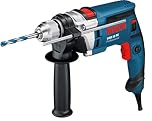 Bosch Professional Trapano con percussione GSB 16 RE (incl. mandrino a cambio rapido 13 mm, asta di profondità 210 mm, impugnatura supplementare, in valigetta professionale