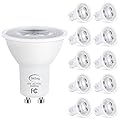 SikSog GU10 LED Light Bulb 5000K Daylight White,70W Halogen Equivalent, Non Dimmable, 120° Beam Angle Flood Lights, LED Bulbs for Recessed Track Lighting 720LM, CIR?85, Pack of 10