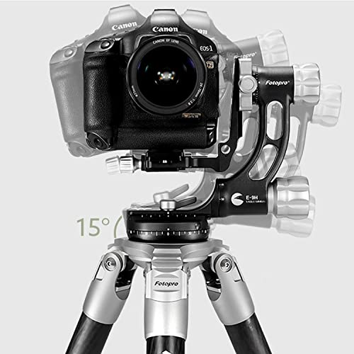 Fotopro Professional Gimbal Tripod Head,Maximum Load 66Ib Aluminum Gimbal Head Ideal For Heavy Pro Camera Equipment Shooting Birds (E-9H) #TOP4