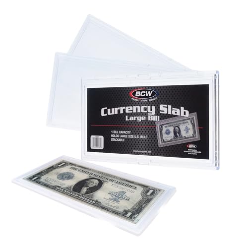BCW Deluxe Large Bill Slab para billetes - 10 piezas miniatura 1