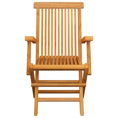 Chaises en bois robustes pour balcon en teck de qualité supérieure