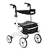 Drive Medical Nitro Euro Style White Rollator Walker, White
