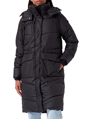 Tom Tailor Denim 1029464 Puffer Parka, 14482-Deep Black, L Femme Cover