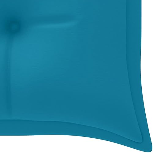Miniatura 6 de Cojín antideslizante para patio, silla de columpio, cojín para columpio, color azul claro, tela 59.1 para jardín, patio, cocina, junto a la piscina,