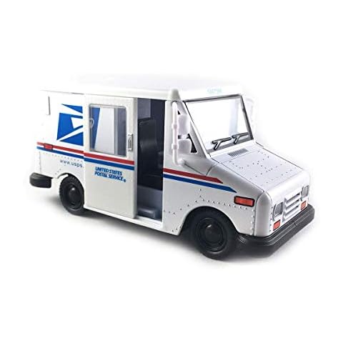 KiNSMART United States Postal Mail Truck USPS 1987 Grumman LLV 1:36 Scale Die Cast Metal 5 Inch Model Toy Truck Cover