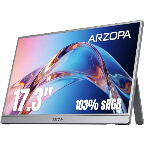 Arzopa Z1C Plus 17.3 inch Portable Monitor