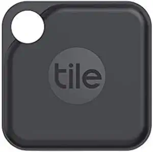 Tile Pro (2020) 1-pack - High Performance Bluetooth Tracker, Keys Finder and Item Locator for Keys, Bags, and More; 400 ft Range, Water Resistance and 1 Year Replaceable Battery