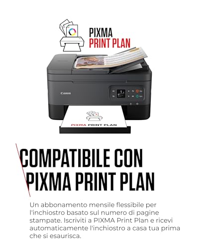 Canon PIXMA TS7450i Stampante Wifi - Stampante Multifunzione a Colori, Alimentatore Automatico di Documenti - Stampante Multifunzione A4 per Stampa Multimediale e Creativa - Ideale per Casa e Ufficio - 9