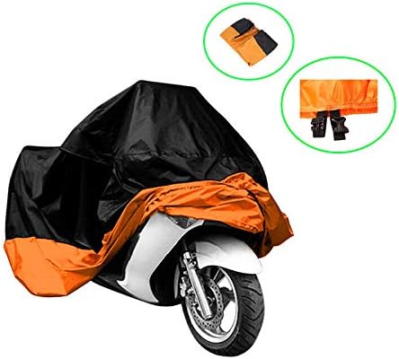 XXXXL Waterproof Motorcycle Cover ATV Scooter Cover UV Rain Dirt Dust Protector with Carry Bag for Harley Davidson Models