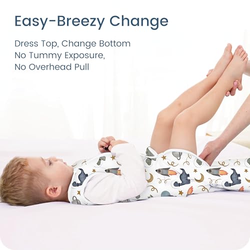 Image of 1.0 TOG Baby Sleep Sack 6-12-15 Months, Ultra Soft Sleeping Bag, Premium Baby Wearable Blanket with 2-way Safe Zipper All Season Sleep Sack, 1 Pack(Dino Space)