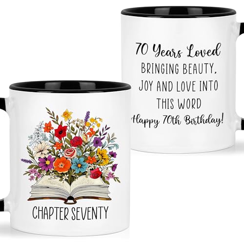 Birthday Gift For Women Turning 70, 70th Birthday Platinum Gifts, 70th Birthday Coffee Mug, 70th Birthday Cup, 1956 Year Old Women, 1956 Year Old Birthday Gifts For Women, Present For Women Turning 70