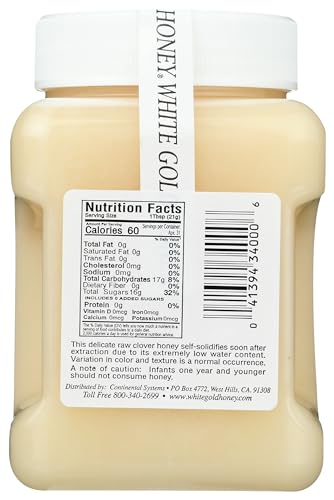 White Gold Raw Honey 23 Ounce miniatura 2