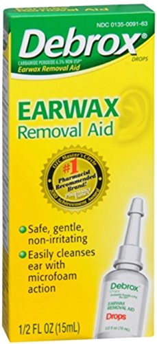 Debrox Drops Earwax Removal Aid 0.50 oz (Pack of 3)