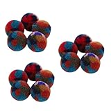 Boules de pompons - peuvent être utilisées pour la création de bricolage pour enfants, la décoration de boîtes, les décorations de noël, les sacs pour téléphones portables, les vêtements et autres accessoires