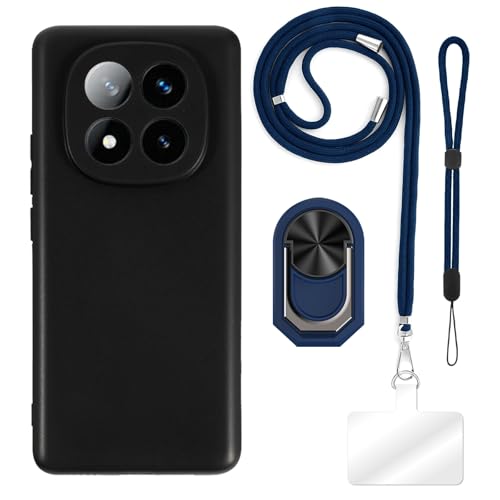 ESACMOT [4 in 1] P[X Xiaomi Redmi Note 14 Pro+ 5G Ƃ̌݊AXgbvAXgohAOtAϏՌیJo[spZbg (u[Zbg)