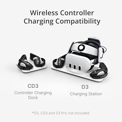 Image of BOBOVR G3 Controller Grips Cover,Compatible with Meta Quest 3 /3S Accessories,for CD3 /D3 Dock Wireless Charging