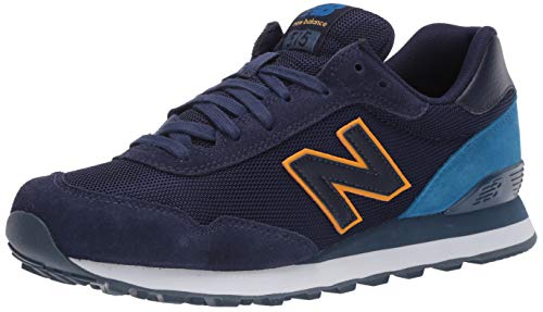 New Balance Men's 515 V1 Sneaker, Pigment/Mako Blue, 7.5 M US
