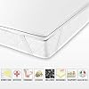 Topper In Memory Foam 6 Cm The White Stone, Su Misura, Sfoderabile E Lavabile, Correttore Materasso