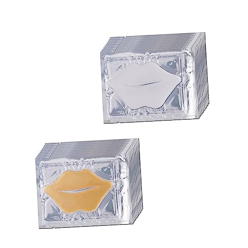 COLLBATH 20pcs Moisturizing Lip Pads Hydrating Lip Skin Masks for Women and Single Use