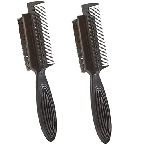 VALICLUD 2pezzi Spazzola Per Capelli in Nylon Doppia Faccia Da Impugnatura Ergonomica in Abs Per Pulizia Styling Dei Capelli