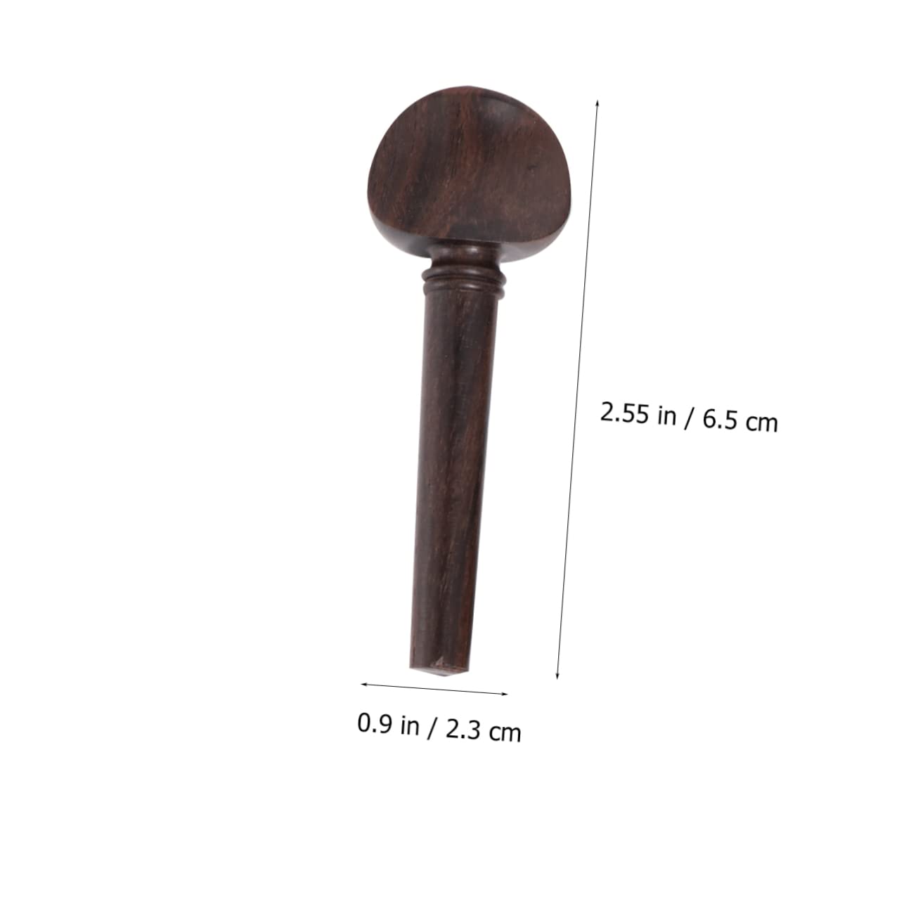 Zubehör 4 Stück Tragbar und Elegant aus Ebenholz Wirbel mit Vorgebohrten Löchern in Schwarz für Geigen für Selbstgemacht Violine