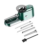 Electric Cigarette Rolling Machine Automatic Roller Maker Portable Household Auto Cigarette Injector Machine 3 in 1 for King/Regular Slim 100s Size Cigarettes Pre Roll Cones (Green)