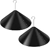 18 inch Squirrel Baffle Wrap Around Squirrel Proof Baffles Plastic Bird Feeder Guard with Hook Outdoor Hanging Squirrels Flapper for Hanging Birds Feeders Poles and Bird House(C)