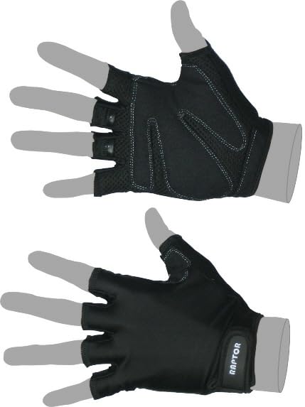 Raptor Unisex Rowing/Sculling/Pilot Gig Padded 3/4 Short Fingered Gloves XS to XL. £4.75 (XL: 9.5" hand circumference)