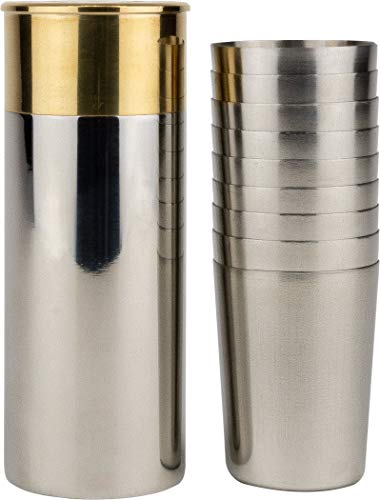 JACK PYKE Individually Numbered Cartridge Cup Set and Flask