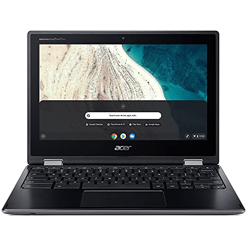 Image of Acer Chromebook Spin 511 (32GB, 4GB RAM) 11.6 inch HD IPS Multi-Touch LCD Panel, Intel Celeron N4020, Chrome OS W /US Warranty (Shale Black)