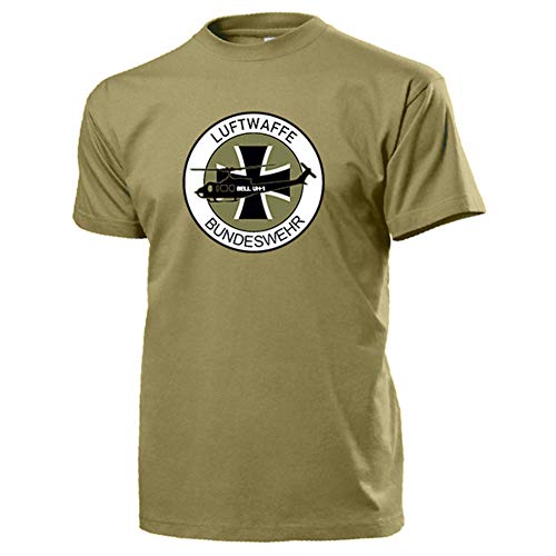 T-shirt Bell UH1 Heer BW Fritzlar vert vêtement militaire XL