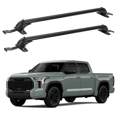 TINIANHHCT lockable aluminum roof rack cross bars for 2022-2026 Toyota Tundra