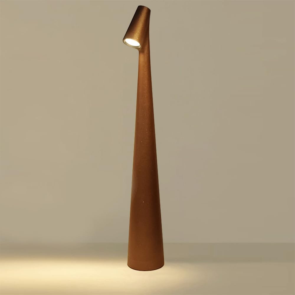 Portable LED Table Lamp with Touch Sensor 3-Levels Brightness Metal Desk Lamp 3 Color Touch Control Rechargeable Lamp