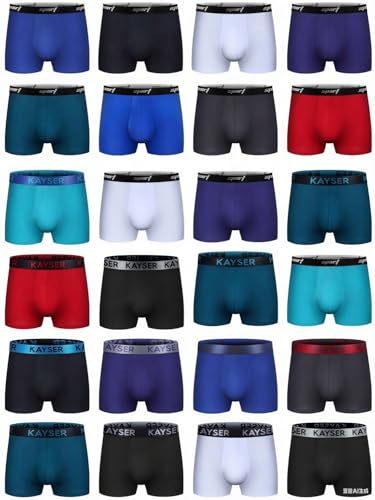 Mens Boxer Briefs Cotton Underwear Short Leg Comfy Breathable Sport Short Leg Boxer Briefs