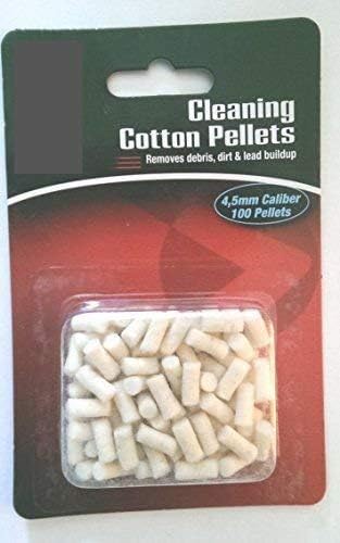 WINGS Air Gun/Rifle/Pistol Cleaning Cotton pellets .177/4.5mm.22/5.5MM.25/6.35MM,Pack of 100 pcs