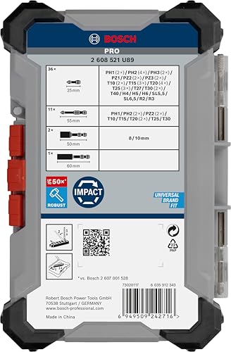 Bosch 50x PRO Impact Schrauberbit Set, 50-tlg. – Ansicht 4