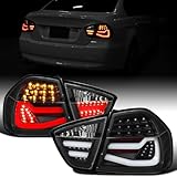 Ronnin - Fits 2006-2008 BMW E90 3-Series 325i 328i 330i Upgraded Replacement Full LED Driving Lights Tail Lamps Assembly Pair | Black