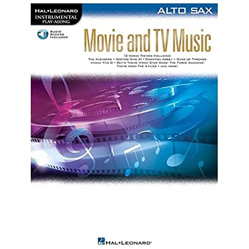 Movie and TV Music for Alto Sax: Instrumental Play-Along (Hal Leo...